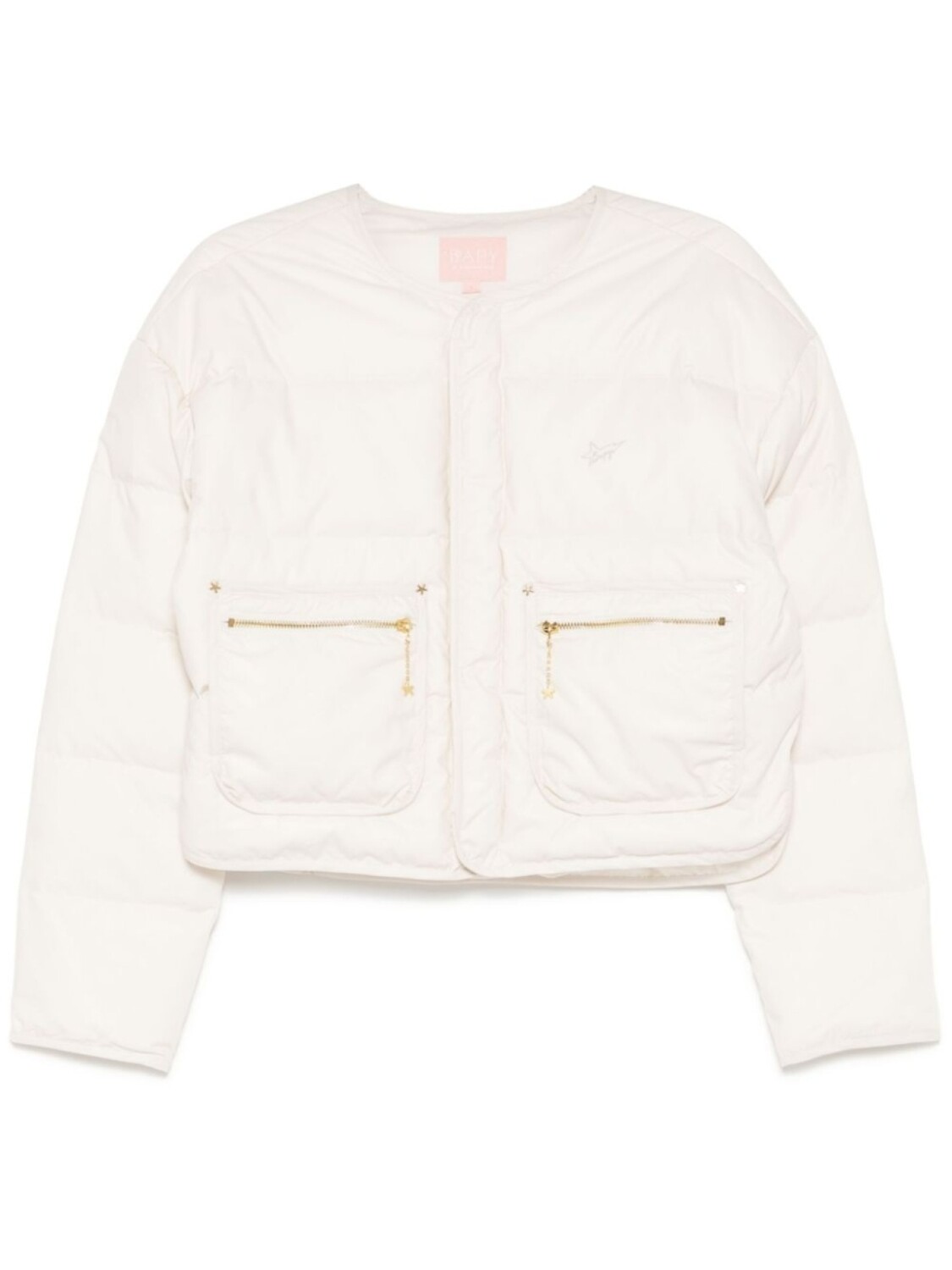 

Пуховик с логотипом BAPY BY *A BATHING APE, нейтральный цвет