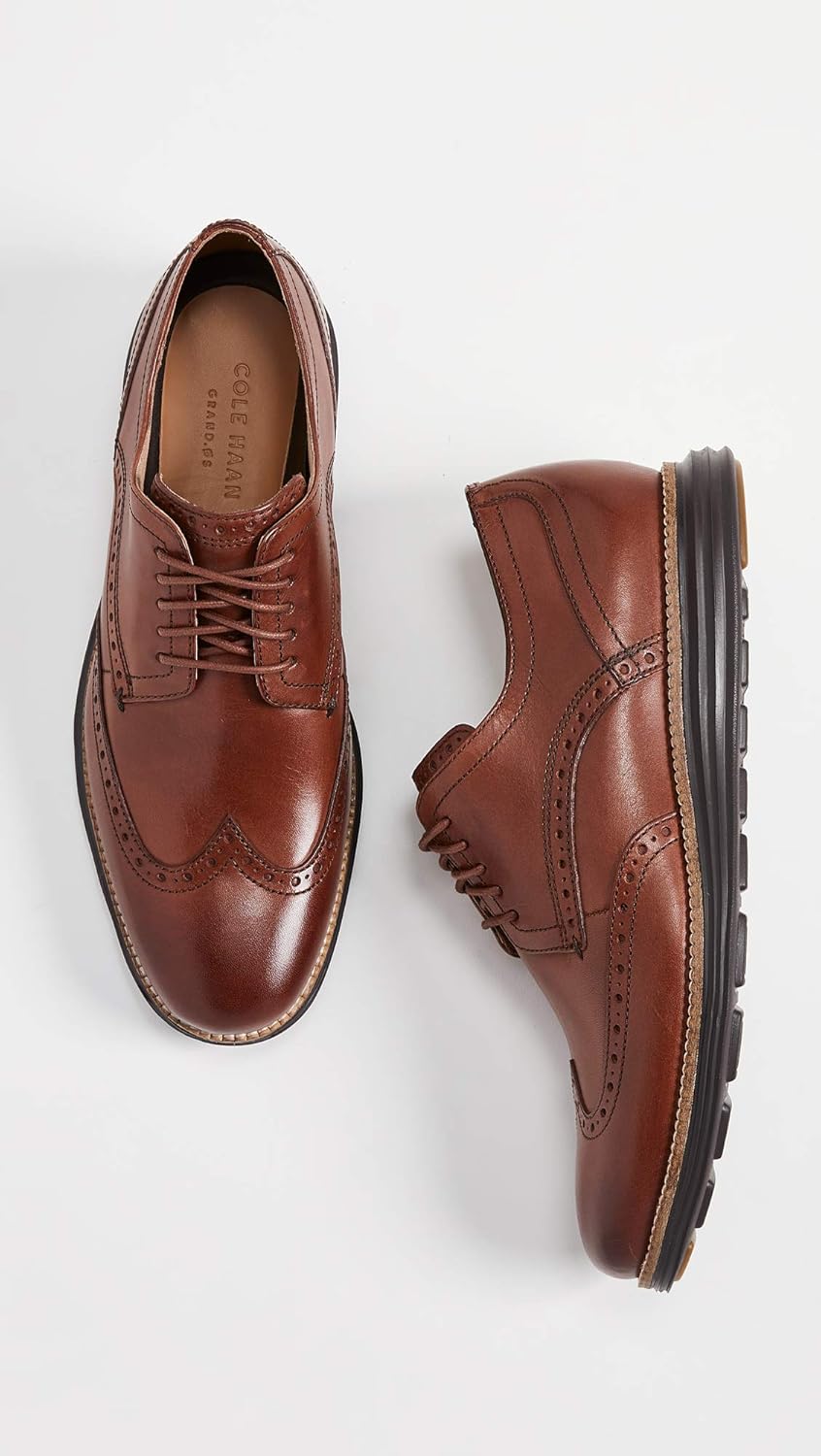 Мужские оксфорды Cole Haan Original Grand Shortwing, Woodbury/Java — фото 4