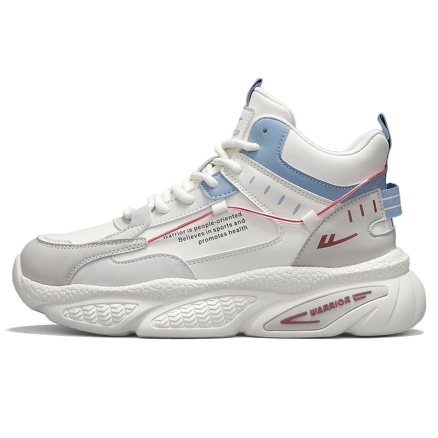 

WARRIOR Кроссовки Chunky мужские Mid top Beige Black Gray