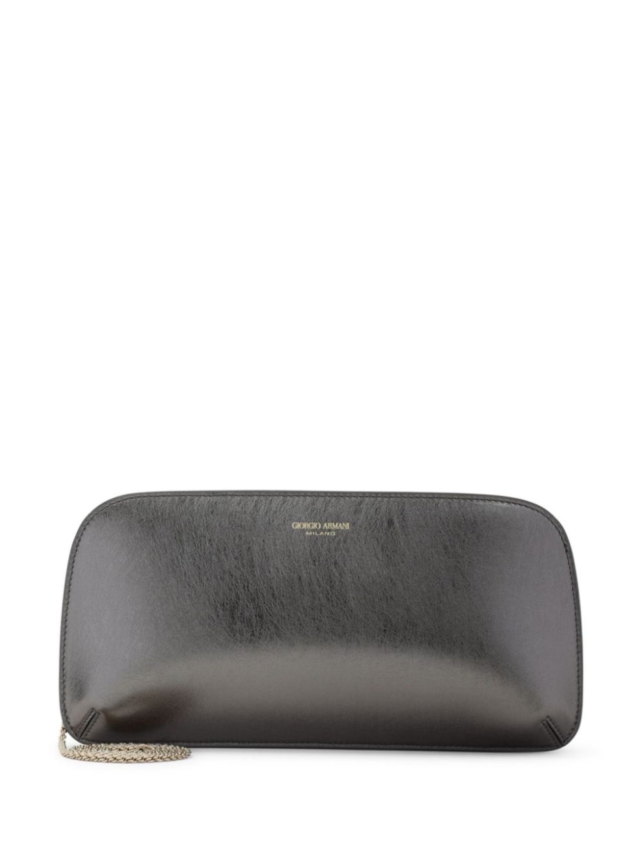 

Giorgio Armani клатч на молнии, серый
