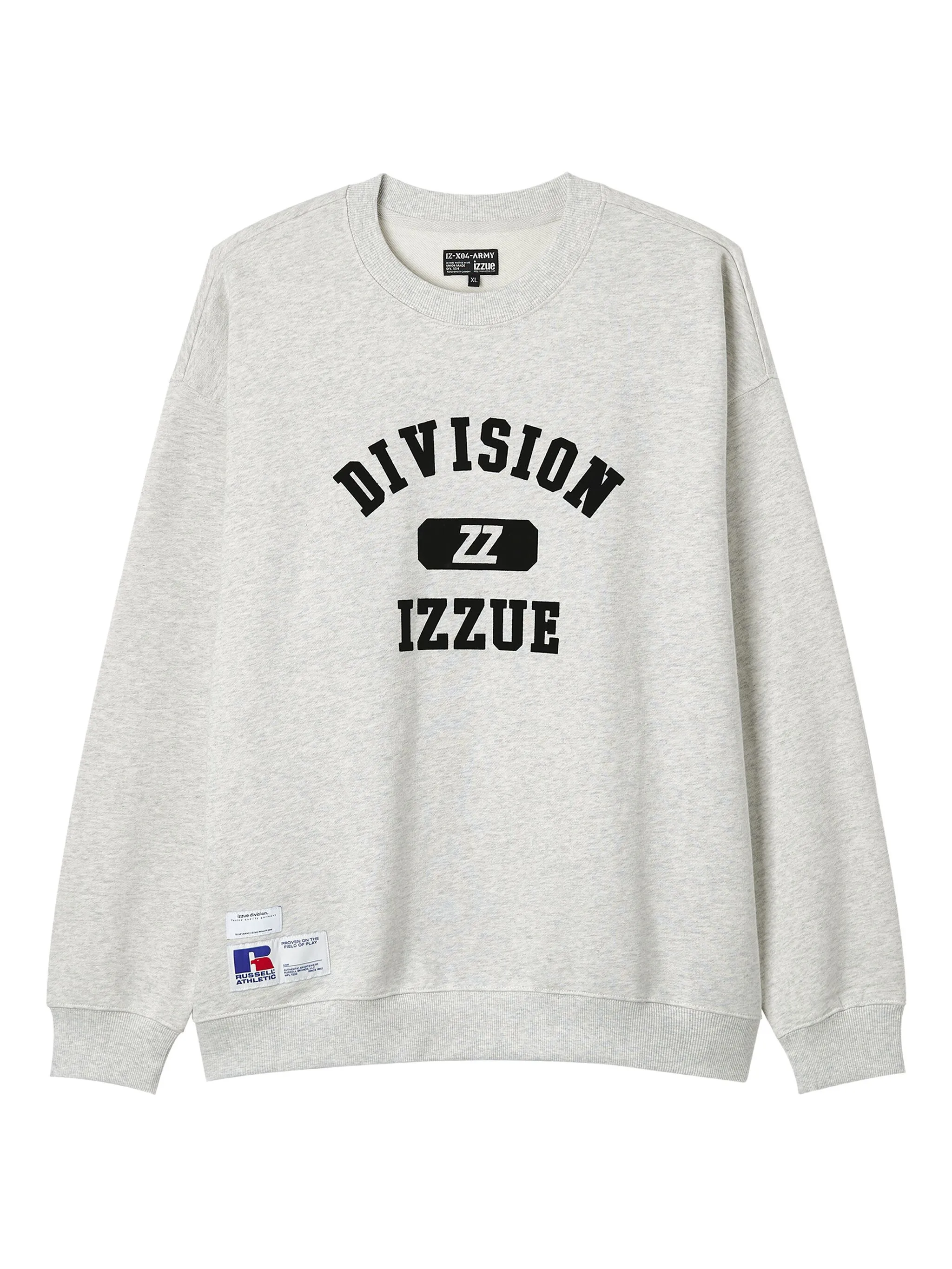 

Толстовка с логотипом Izzue, серый