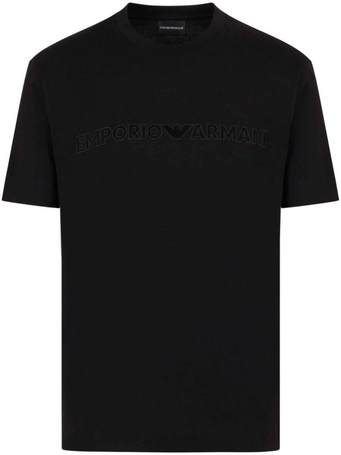 

Emporio Armani футболка с нашивкой-логотипом, черный