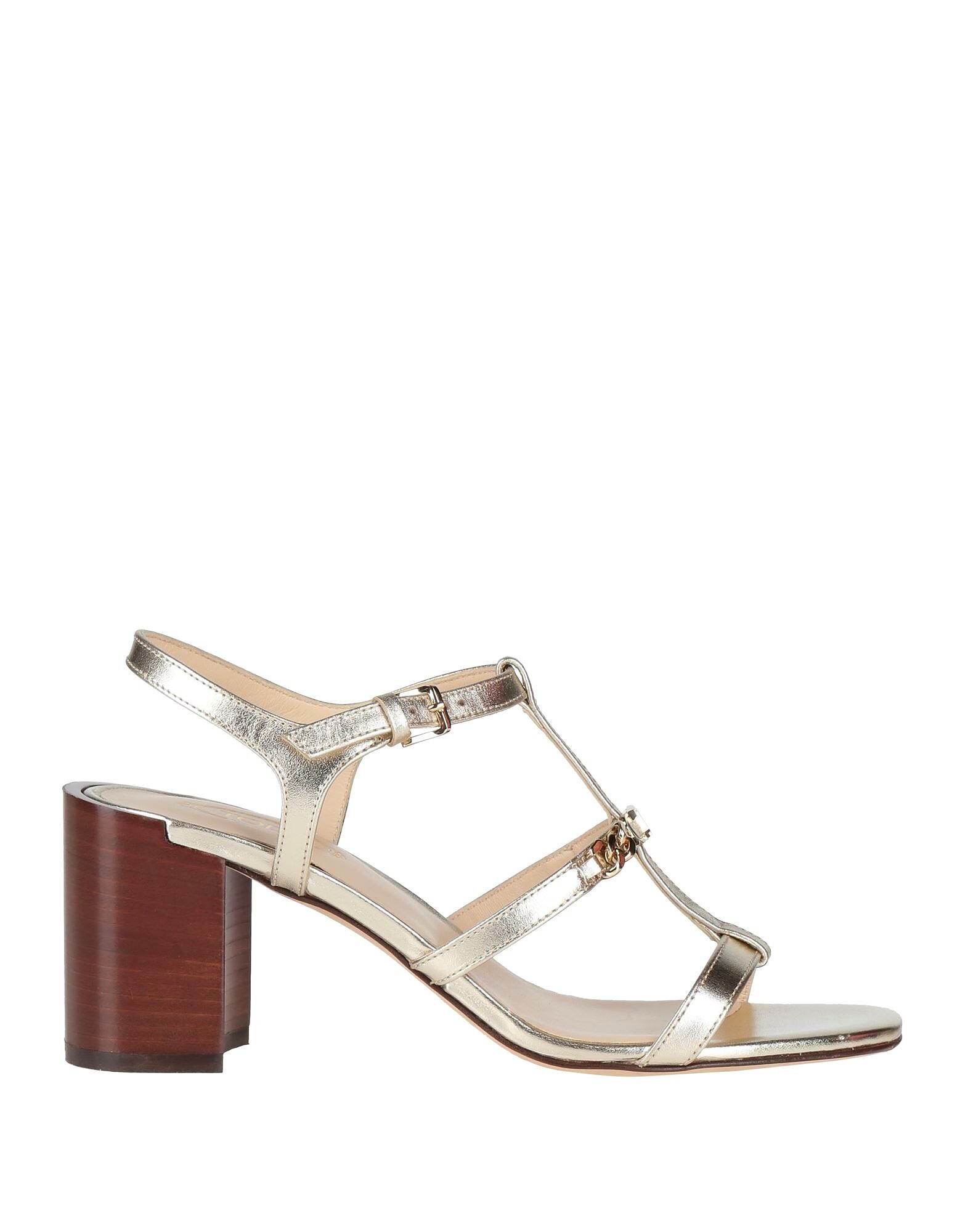 Сандалии Tod'S, платиновый