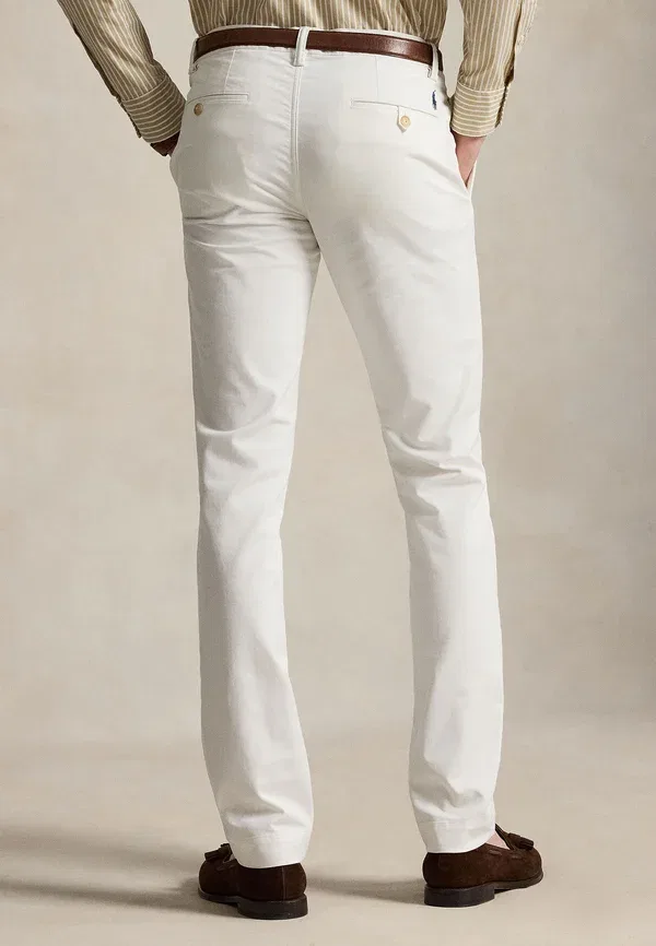 Брюки чинос Bedford stretch slim fit Polo Ralph Lauren, белый — фото 3