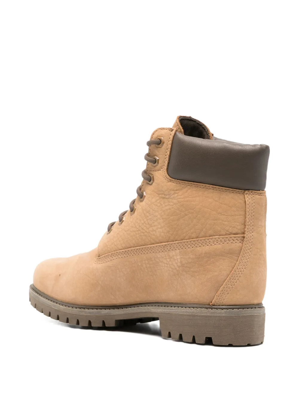 Премиальные кожаные ботинки 6 дюймов на шнуровке Timberland, коричневый — фото 3
