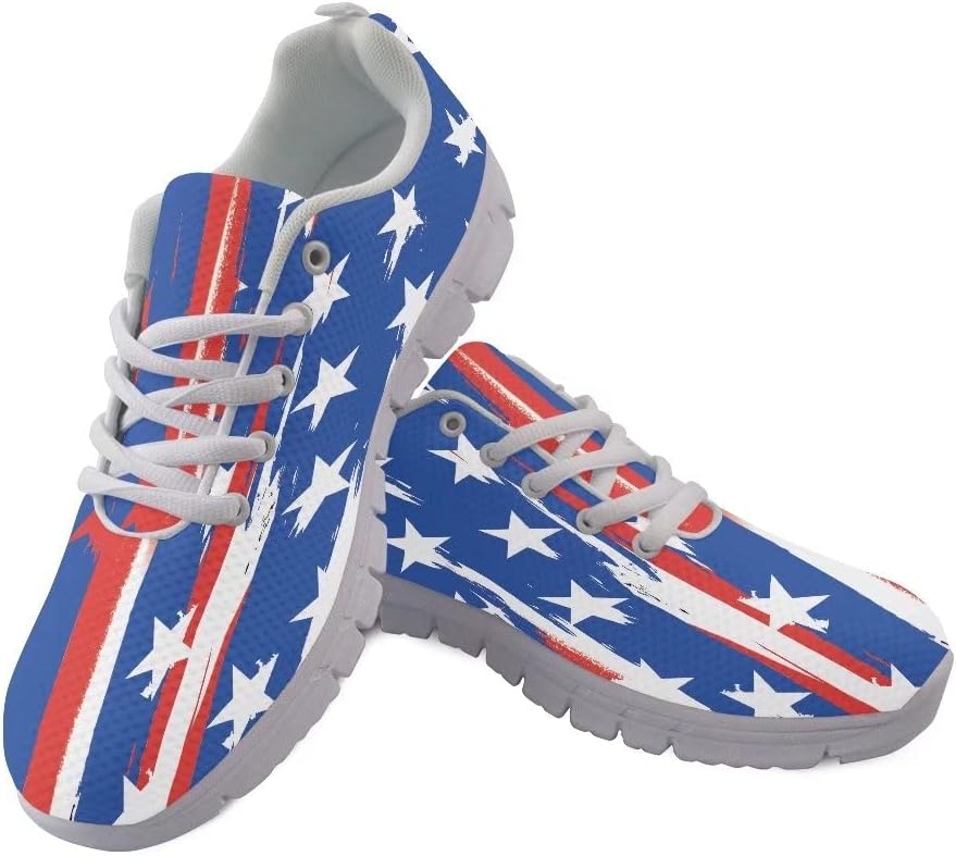 

Мужские кроссовки GIFTPUZZ с шнуровкой, спортивные, сетчатые, дышащие, повседневные, красный/синий