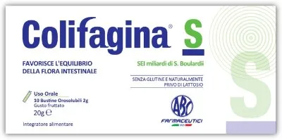 

Colifagina S Добавка с молочнокислыми ферментами, 10 пакетиков Abc Farmaceutici