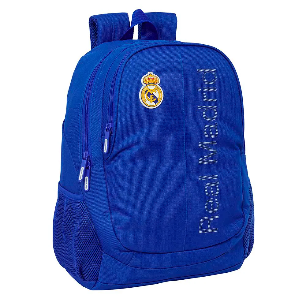 

Рюкзак Safta Real Madrid 23 л, размеры 32x44x16 см, синий