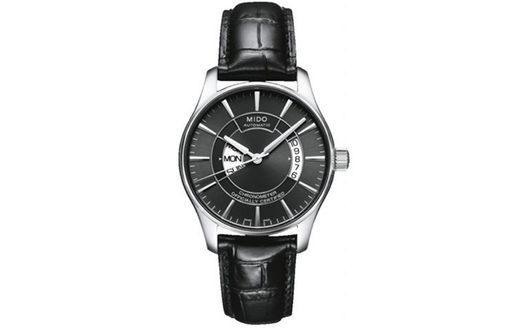 

MIDO Часы Brunner Series Automatic Mechanical Movement Men's Watch Watch 40mm Gray Dial Stainless Steel Case, Dark Gray