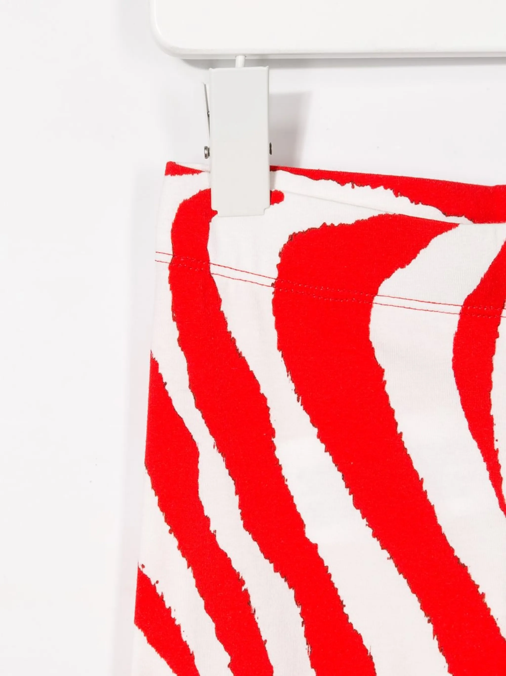 Леггинсы с принтом Zebra Foulard Roberto Cavalli Junior, белый — фото 3