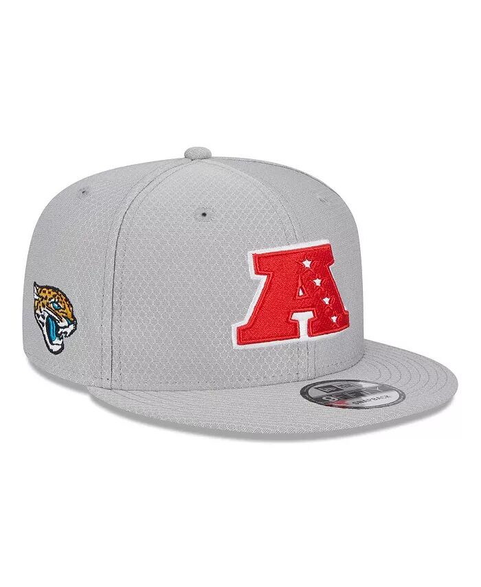 

Мужская серая бейсболка Jacksonville Jaguars 2024 Pro Bowl 9FIFTY с регулируемой застежкой New Era