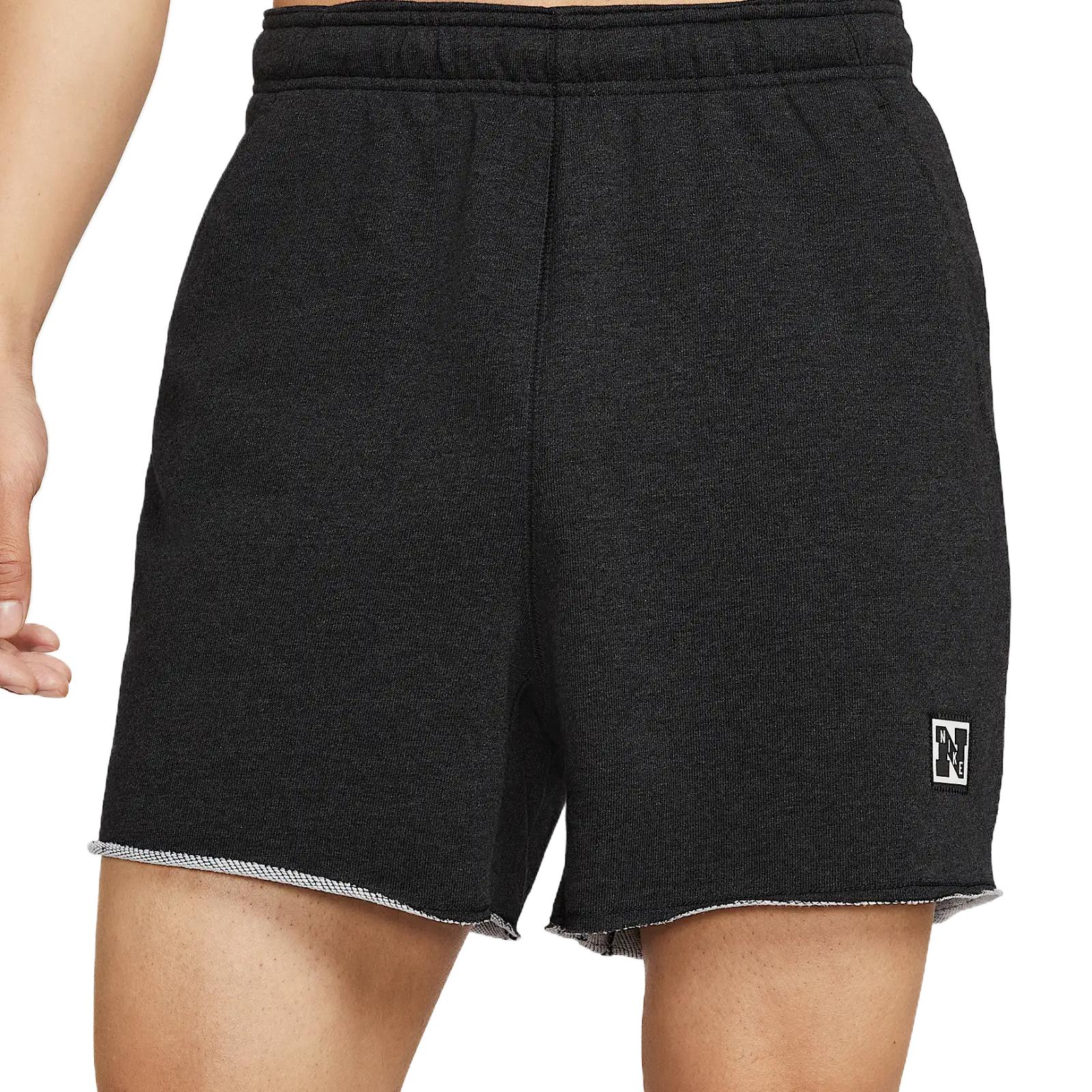 Nike Heritage Dri-Fit спортивные шорты мужские темный тон светлый айвори белый black — фото 3