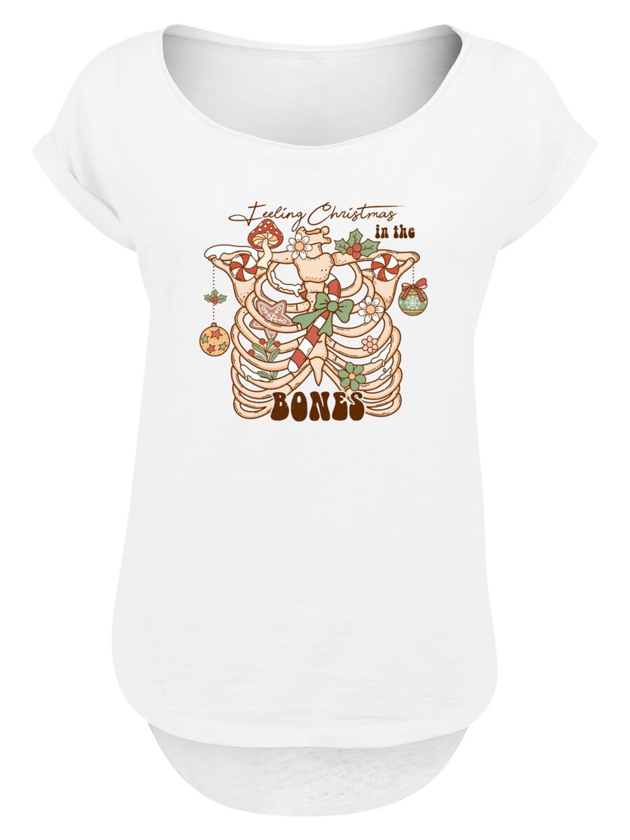 

Футболка F4NT4STIC Shirt Feeling Christmas in the bones, белый