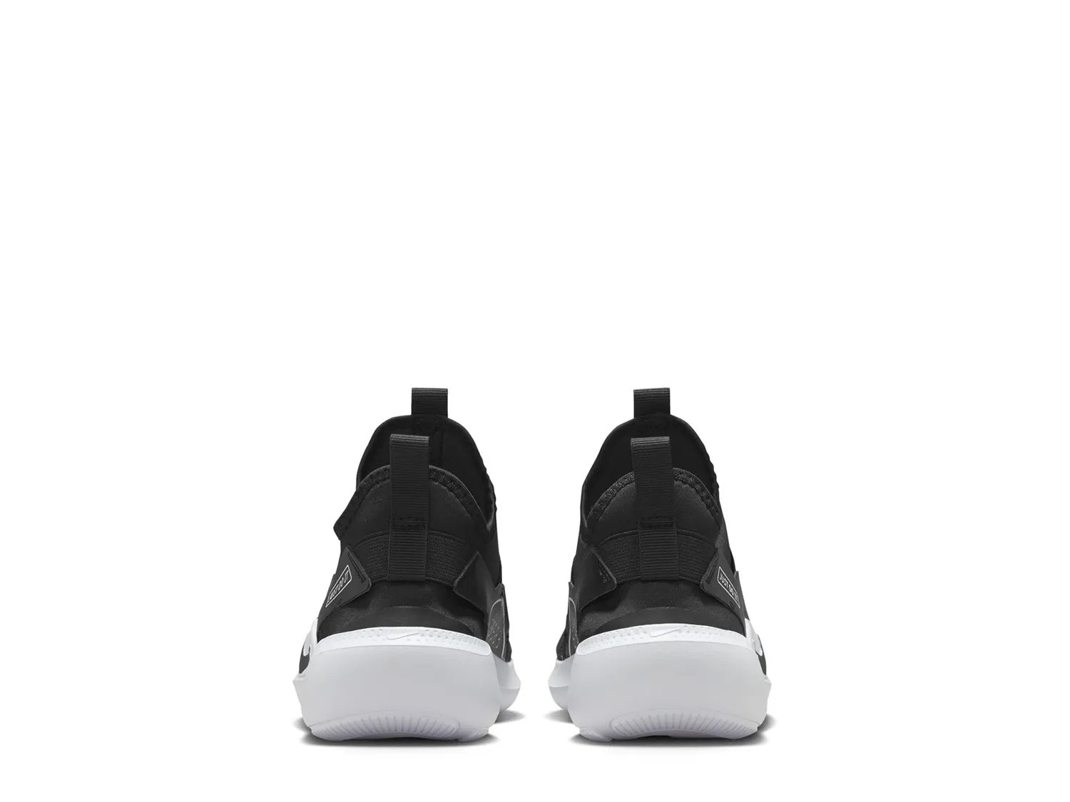 Кроссовки Nike Flex Runner 4 Slip-On Sneaker - Kids', черный/белый — фото 2