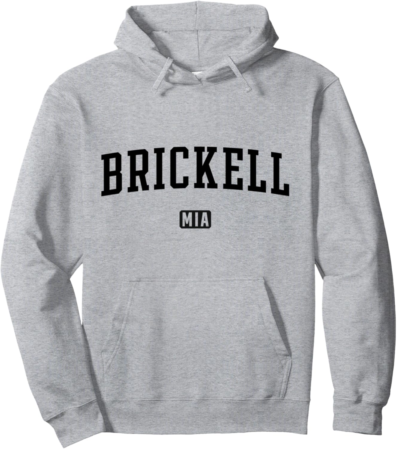 

Классическая толстовка Brickell Miami, серая Brickell Apparel Co