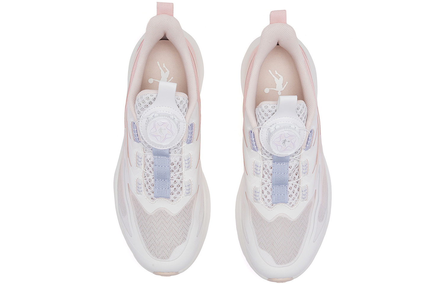 QIAODAN Кроссовки для бега Light Speed 2.0 Low Top для детей Jordan White Morning Light — фото 4