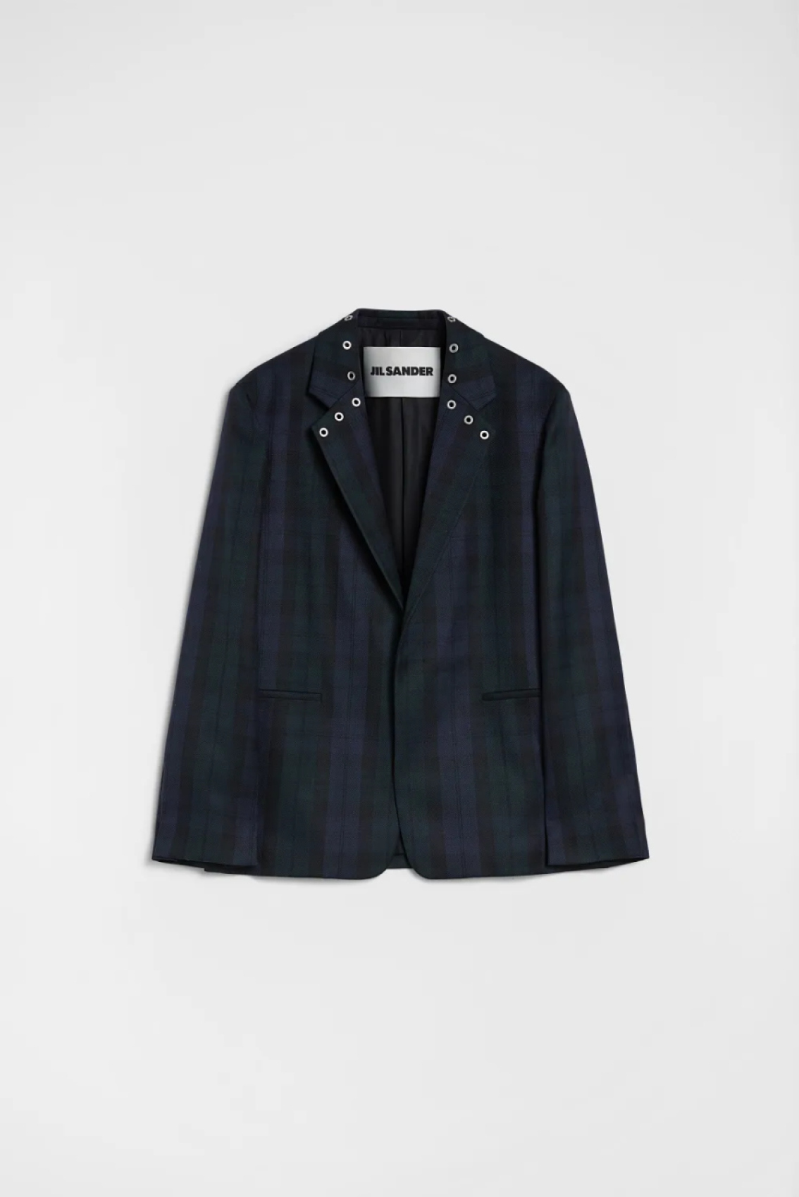 

Шерстяной блейзер Jil Sander, зеленый