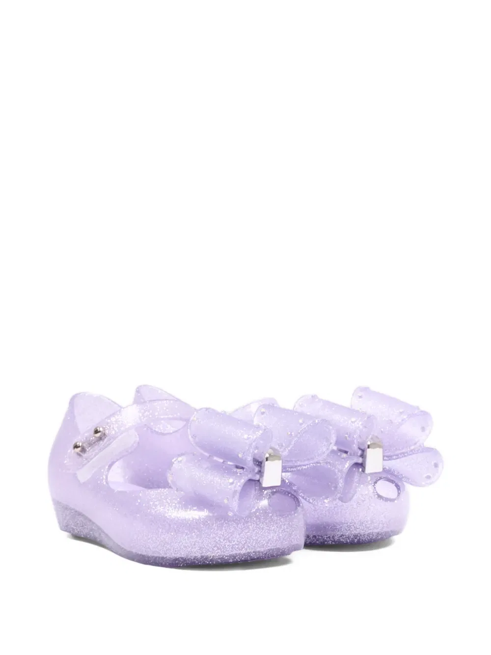Классические балетки Ultragirl с блестящим бантиком Mini Melissa, фиолетовый