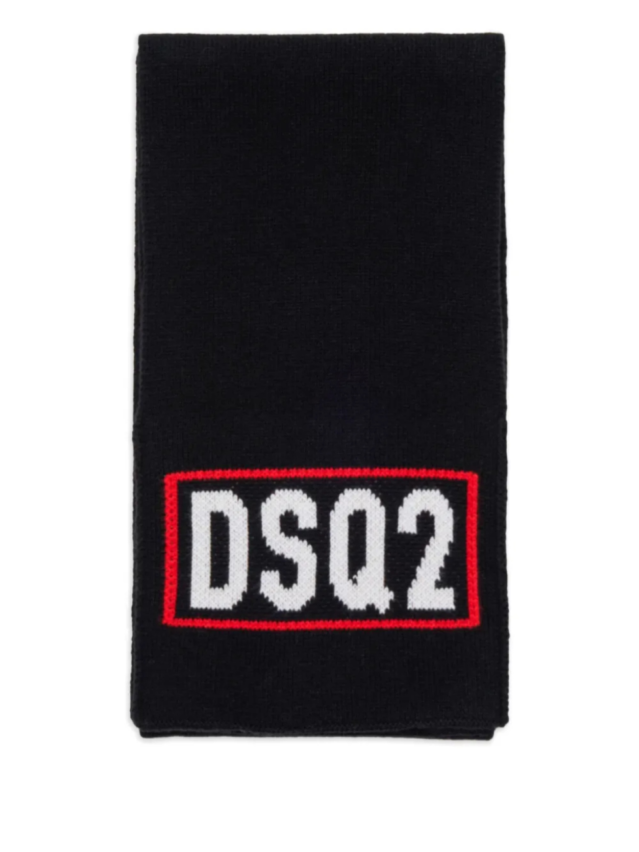 

DSQUARED2 KIDS шарф из смесовой шерсти, черный