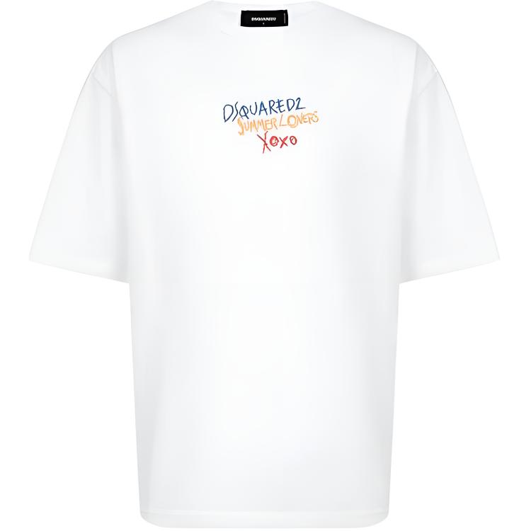 

Хлопковая футболка Dsquared 2, белый