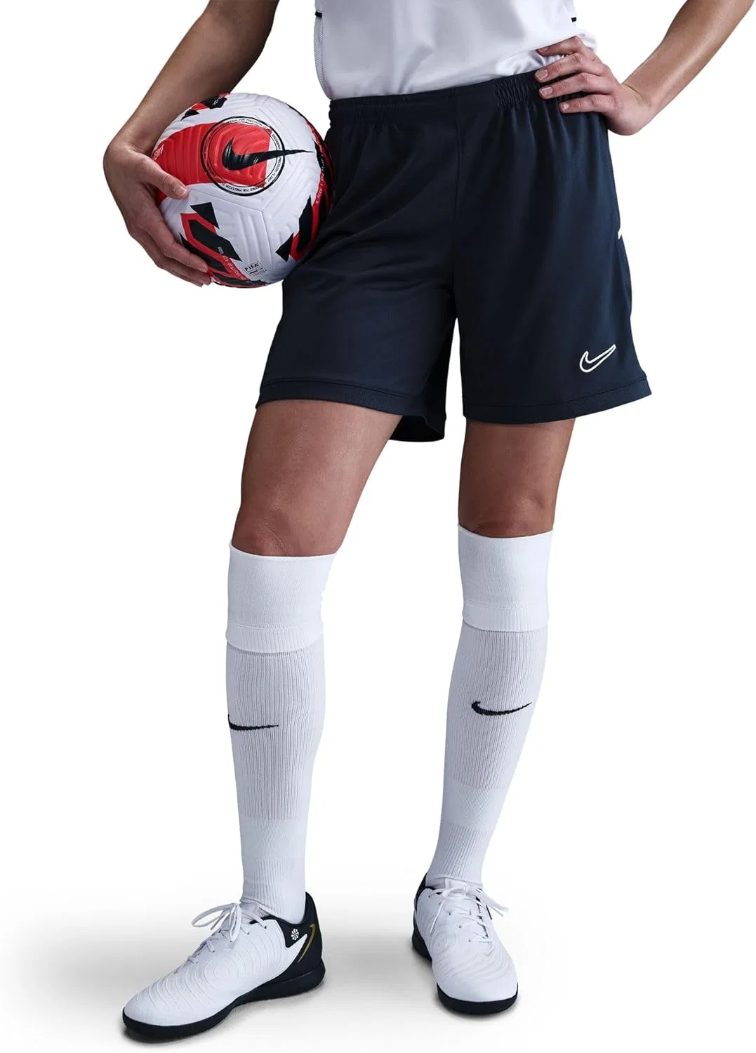Женские шорты Dri-FIT Nike, Midnight Navy/Midnight Navy/White — фото 4