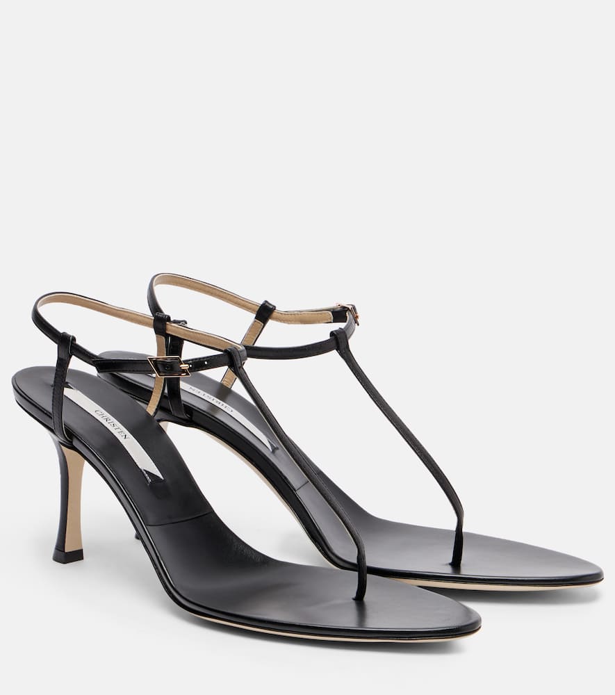 Кожаные сандалии Mono Strap 75 Christen, Black