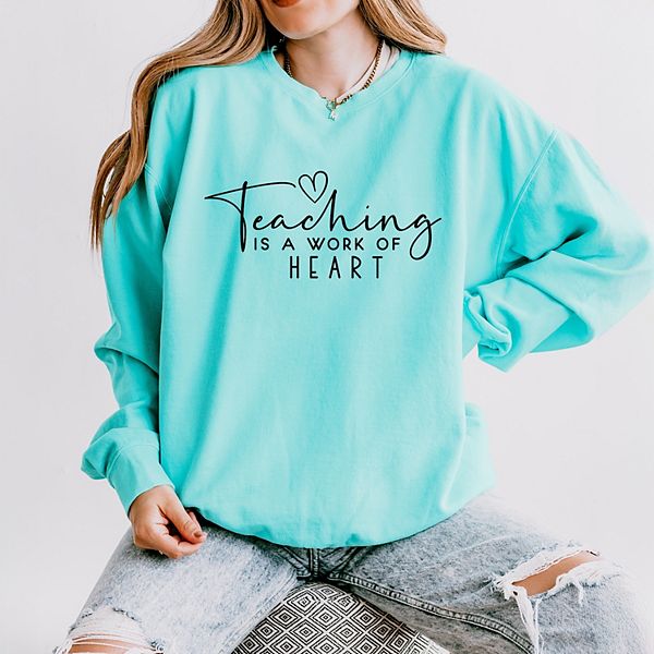 

Свитшот Teaching is a work of heart легкий, окрашенный в готовом виде Simply Sage Market, Chalky Mint, Зеленый, Свитшот Teaching is a work of heart легкий, окрашенный в готовом виде Simply Sage Market, Chalky Mint