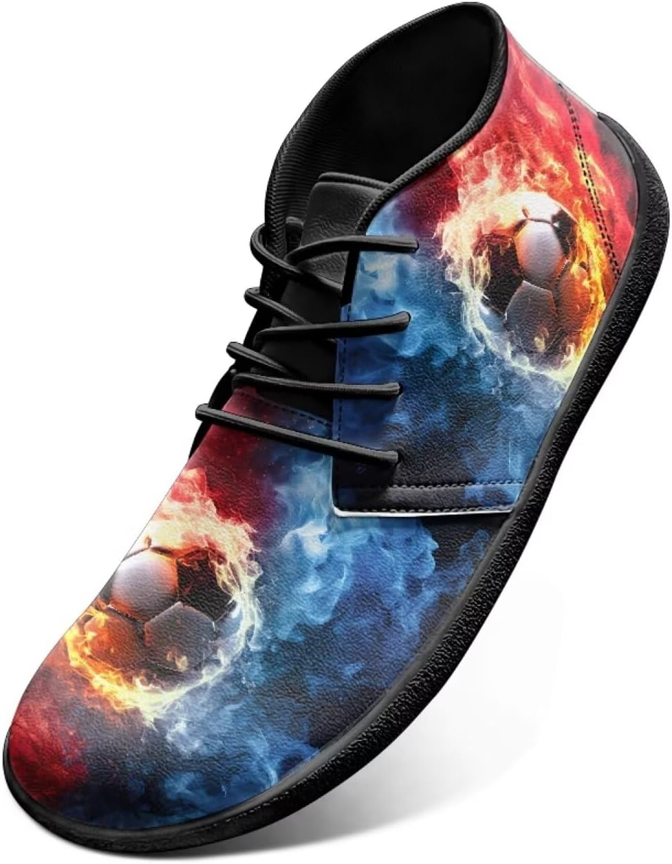 

Мужские кроссовки UNICEU с широкой носочной частью, из PU-кожи, минималистичные, босоногообразные, без шнурков, повседневные, с подошвой нулевого перепада, для тренировок и бега, красный/синий