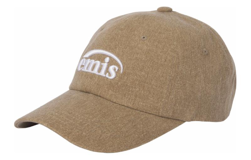 

Emis Хлопковая бейсболка унисекс коричневая, Brown