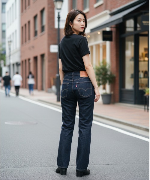 [LEVI'S] [Истоки денима] 501 Одноразовая стирка и полоскание 00501-1484 Прямые джинсы из денима, которые можно разносить