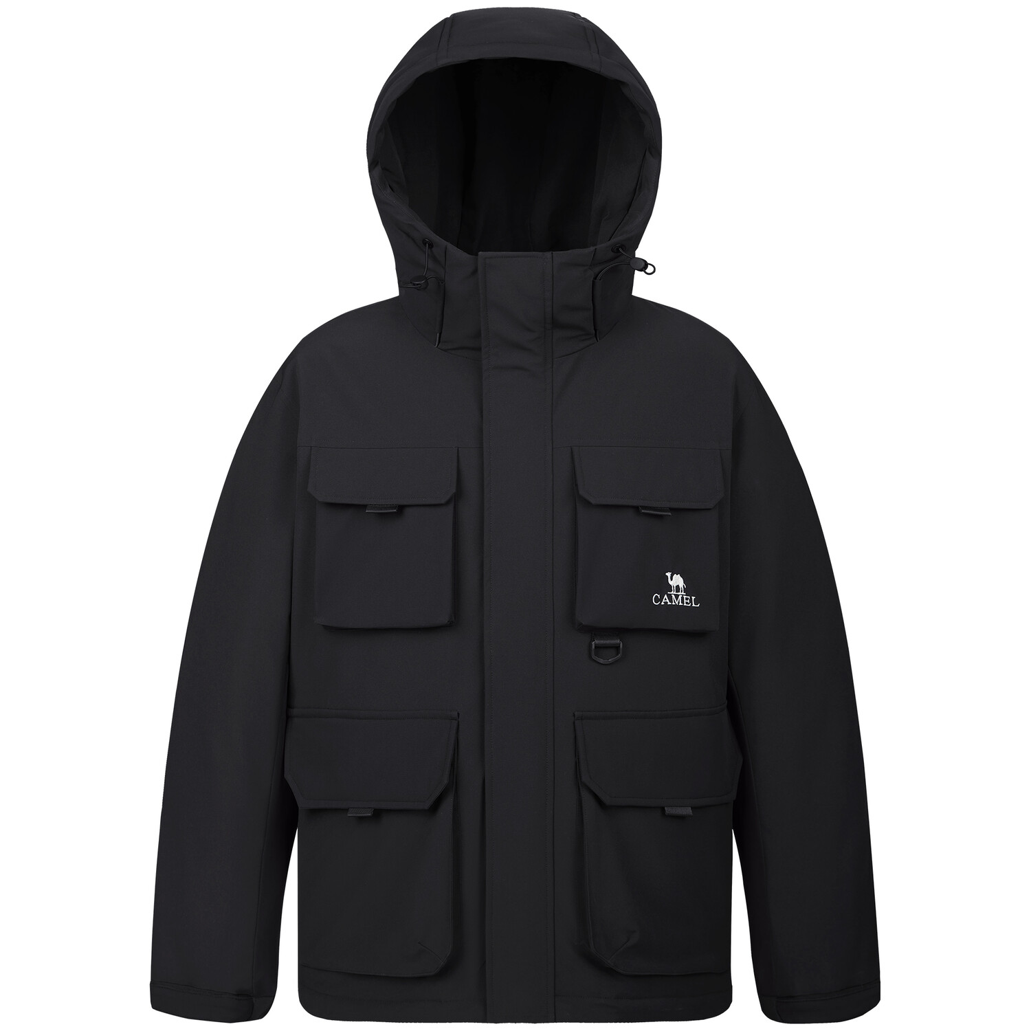 

Пуховик мужской Camel, цвет Phantom Black/Night Blue