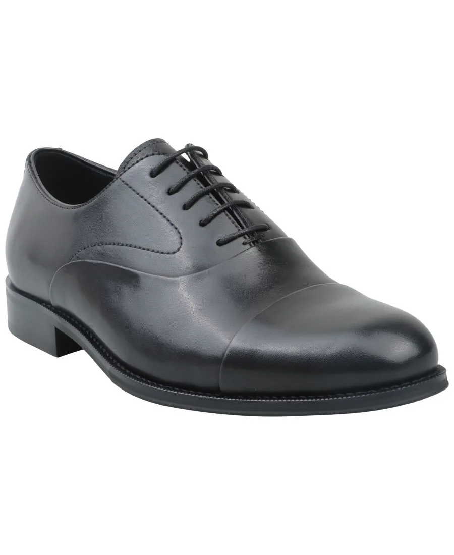 Мужские кожаные туфли Millionn Alfani, черный leather