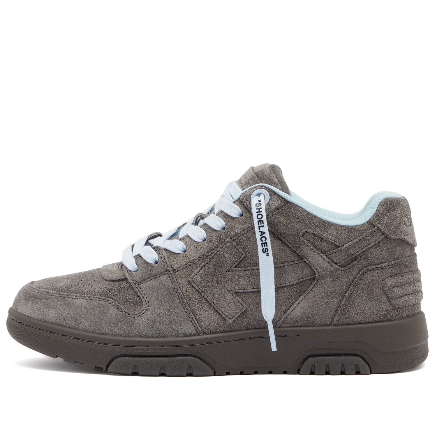 

Кроссовки Off-White Out Of Office Full Suede Sneaker, цвет Dark Grey