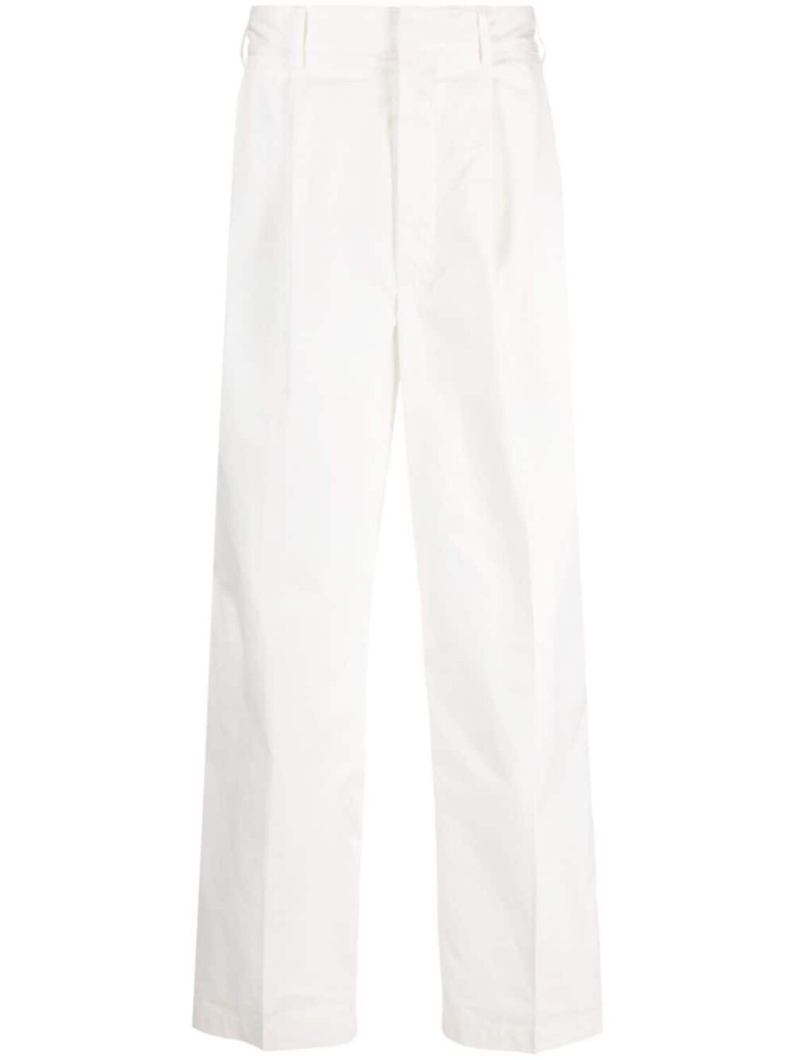 

Emporio Armani прямые брюки со складками, серый