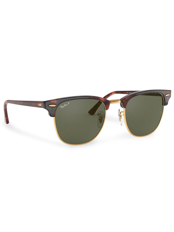 

Солнцезащитные очки Clubmaster 0RB3016 990/58 Ray-Ban, коричневый