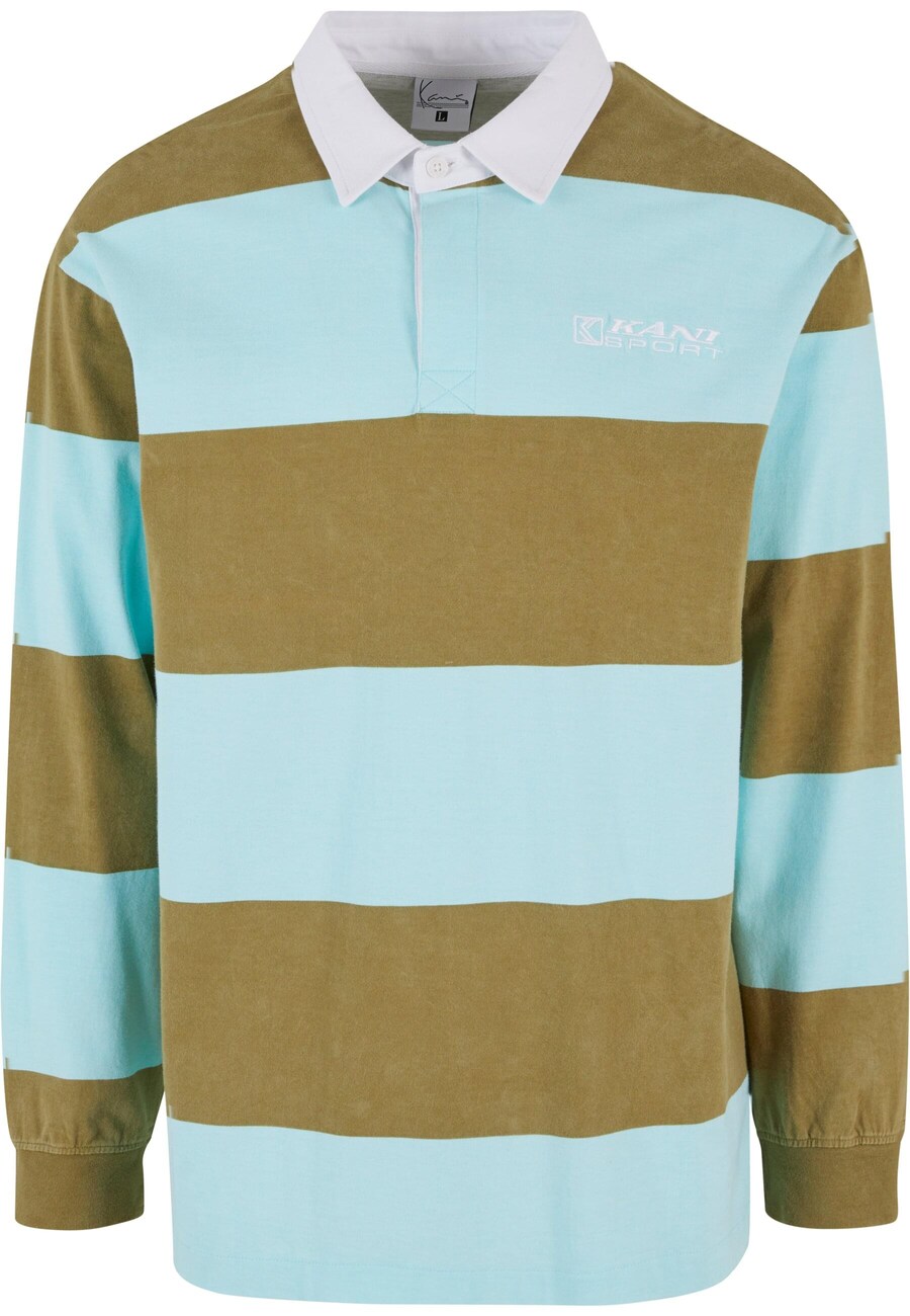

Рубашка Karl Kani, цвет Blue/Olive