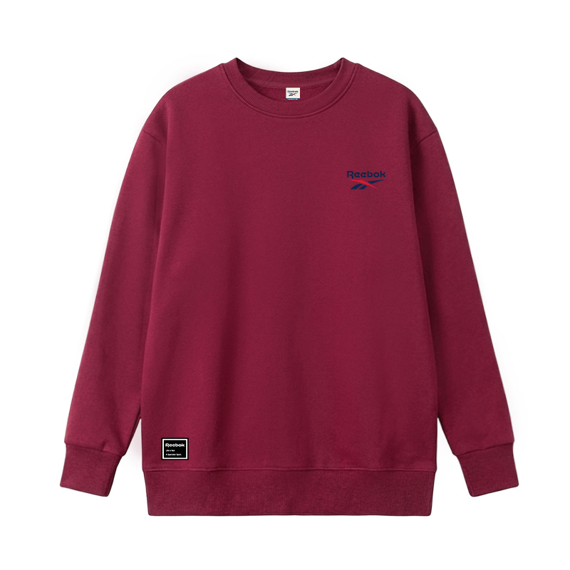 

Свитшоты Unisex Crew Neck Moderate Regular Reebok, бордовый