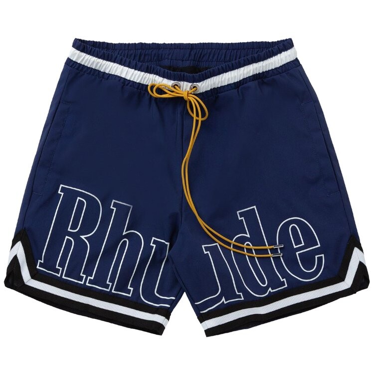 

Плавки Rhude Basketball Swim Trunks, цвет Blue/Black/White