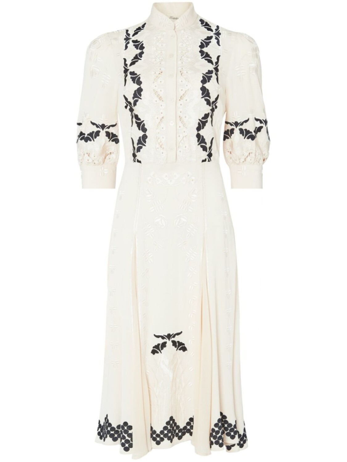 

Платье миди Daphne Temperley London, нейтральный цвет