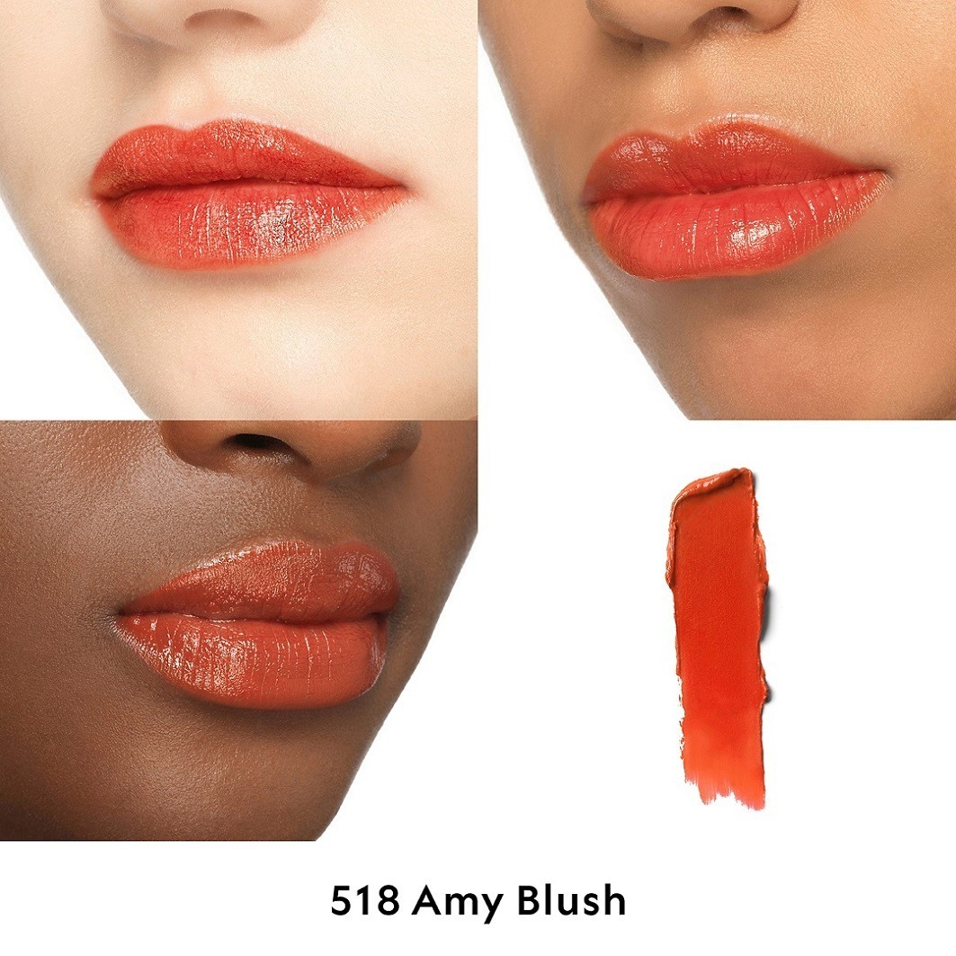 Помада для губ gucci beauty rouge a levres voile Gucci, nr. 518 amy blush, вес 3.5 гр. — фото 4