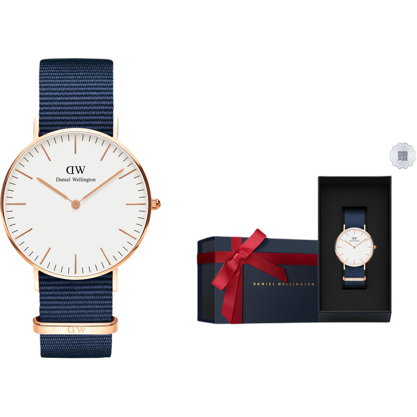 

DW/DanielWellington Часы Daniel Wellington DanielWellington Watch Wrist Watch Quartz Movement Nylon Strap White Dial Women's Watch