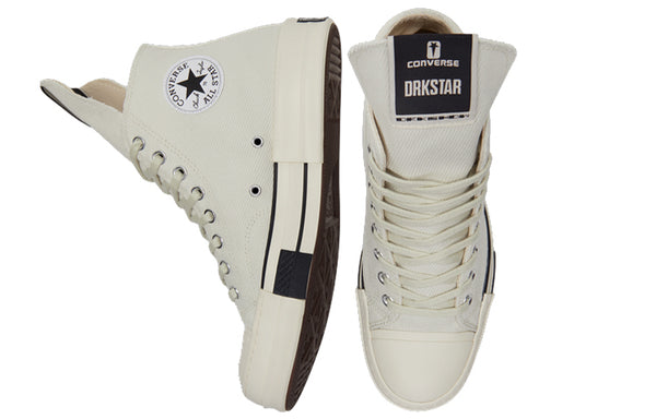 Кроссовки rick owens x drkshdw drkstar chuck 70 high 'egret' Converse, белый — фото 4