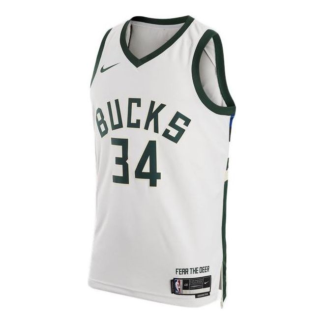 

Баскетбольное джерси Nike Dri-FIT NBA Milwaukee Bucks Association Edition 22/23 Swingman Basketball Jersey 'Giannis Antetokounmpo'