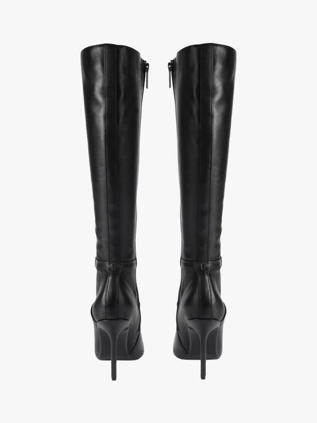 Высокие кожаные ботинки Sky до колена KG Kurt Geiger, Black — фото 3