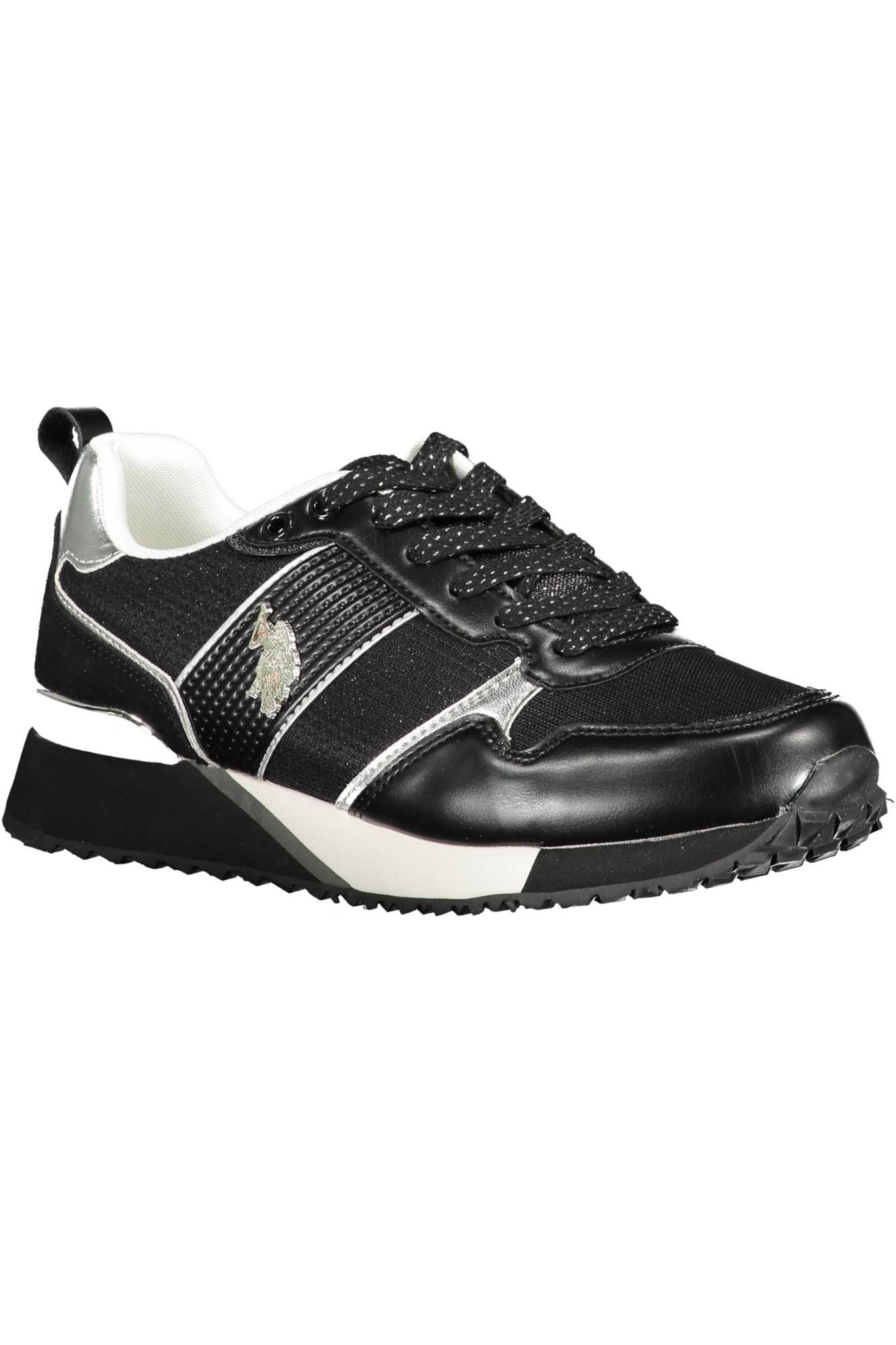Кроссовки женские U.S. Polo Assn. С логотипом, белый / черный — фото 2
