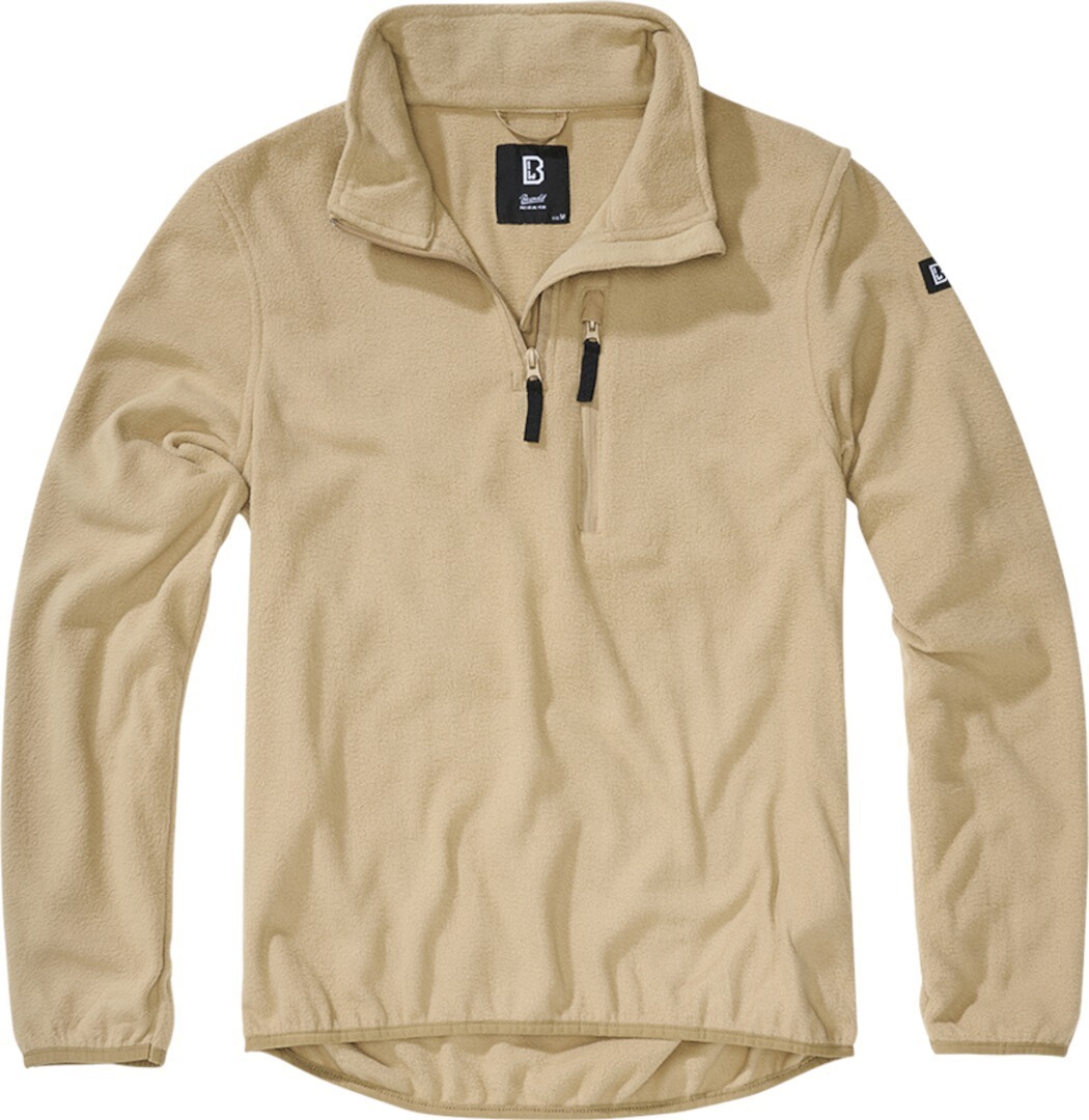 

Свитер Brandit Fleece Half Zip Sweater, бежевый