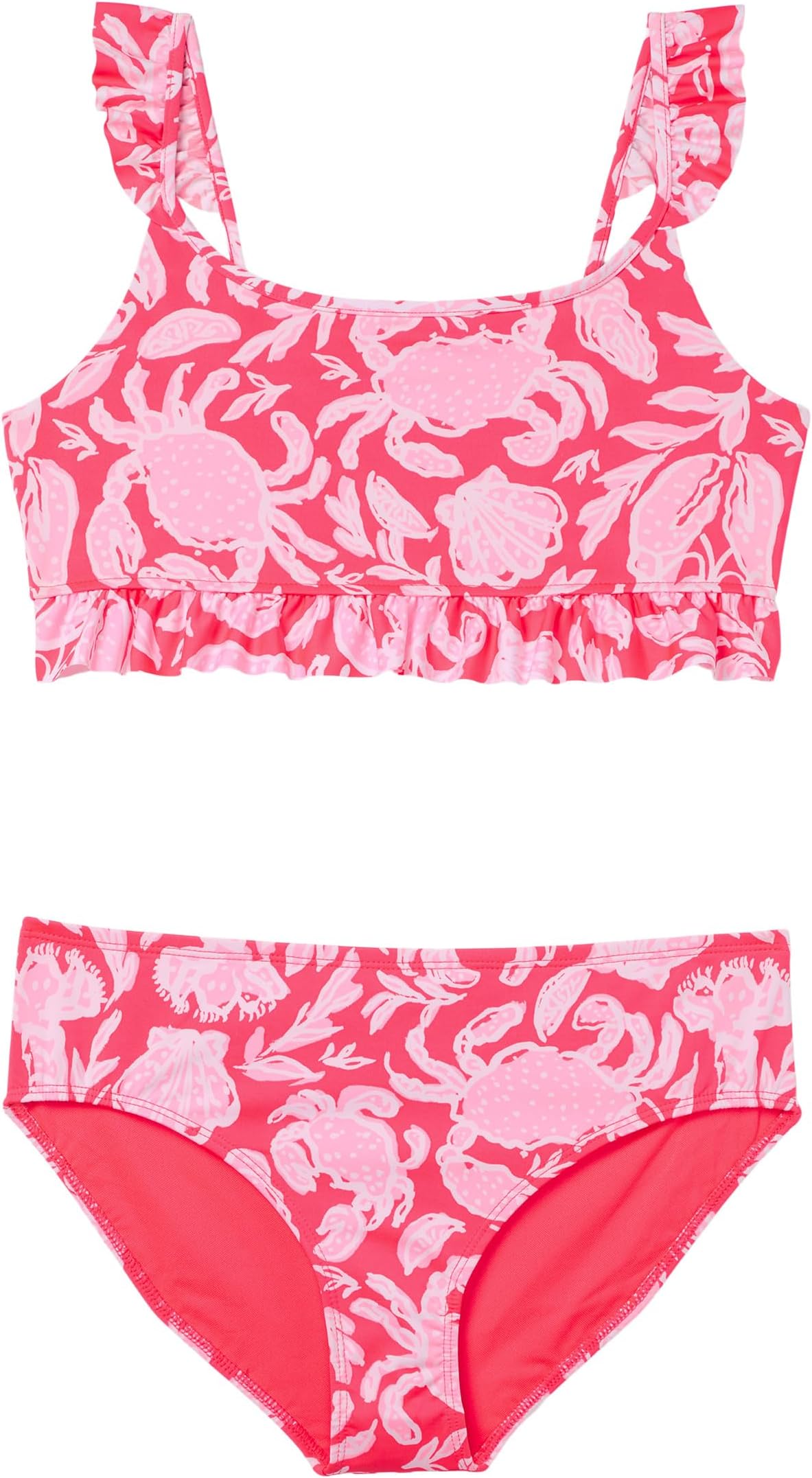 

Крисси Бикини UPF 50+ Lilly Pulitzer Kids, Cane Coral Crab Collab