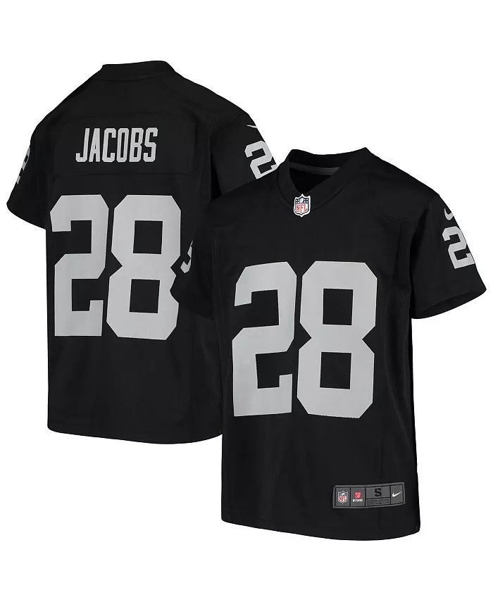 

Футболка игровая Las Vegas Raiders Big Boys Josh Jacobs Nike, черный