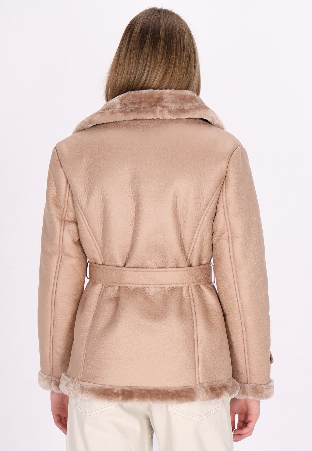 

Куртка из искусственной кожи DreiMaster, цвет Mottled Beige
