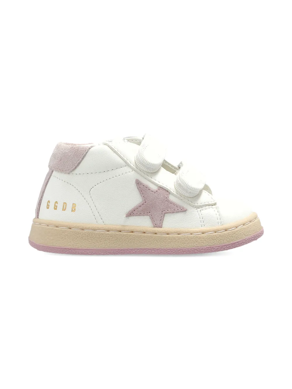 Кожаные кроссовки June Ballstar Golden Goose Kids, белый — фото 2